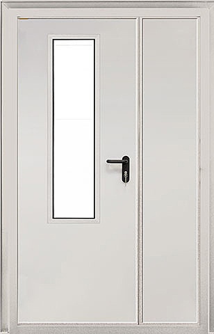 Металлические двери для служебных или технических помещений