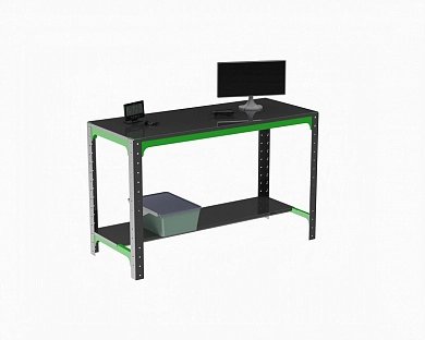 Стол металлический Metalex KIT с полками