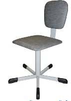 Стул лаборатороный с прямой формой спинки СтЛП-01