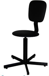 Стул винтовой промышленный СтПК-02 на винтовых опорах арт. ST020.00.01.00.01.bl