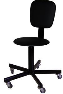 Стул винтовой промышленный СтПК-01 на усиленных колесах арт. ST010.00.40.00.01.bl