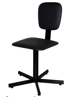 Стул винтовой промышленный СтПП-01 на винтовых опорах арт. ST010.02.01.00.01.bl