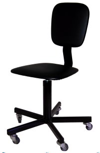 Стул винтовой промышленный СтПТ-02, на усиленных колесах арт. ST020.01.40.00.01.bl