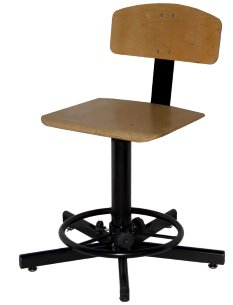 Стул промышленный на винтовых опорах СтПД-01 с подставкой для ног арт. ST010.02.01.01.00.wd